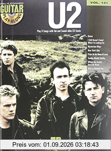 U2: Guitar Play-Along Volume 121