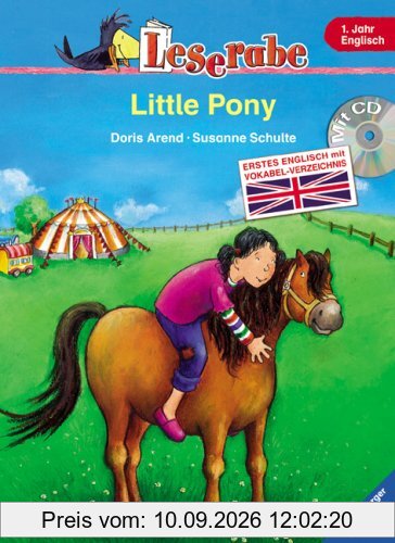 Leserabe Englisch. Little Pony. Erstes Englisch mit Vokabel-Verzeichnis, mit CD