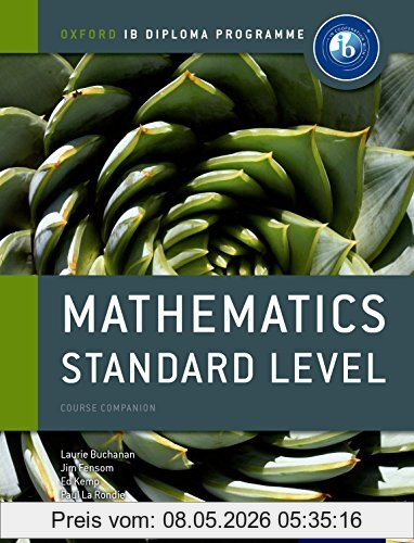 Robert Smedley Mathematics Standard Level For The Ib Diploma (Ib Diploma Programme)