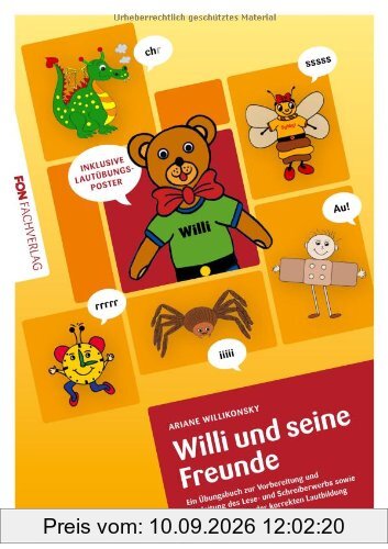 Willi und seine Freunde: Übungsbuch für die Laute.