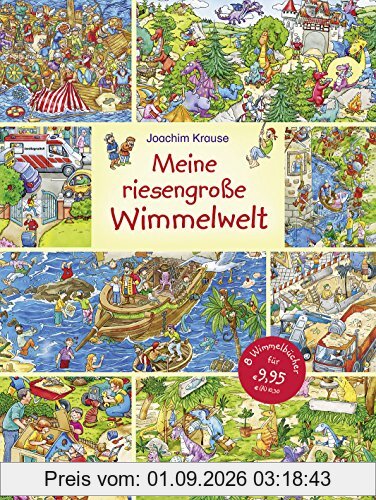 Meine riesengroße Wimmelwelt (Wimmelbilderbücher)