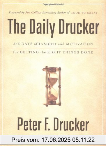 Binding : Gebundene Ausgabe, Label : HarperBusiness, Publisher : HarperBusiness, NumberOfItems : 1, PackageQuantity : 1, medium : Gebundene Ausgabe, numberOfPages : 448, publicationDate : 2004-10-26, releaseDate : 2004-10-26, authors : Drucker, Peter F., languages : english, ISBN : 0060742445