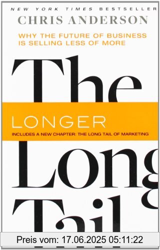Binding : Taschenbuch, Edition : Revised, Update., Label : Hyperion, Publisher : Hyperion, NumberOfItems : 2, medium : Taschenbuch, numberOfPages : 288, publicationDate : 2008-07-08, releaseDate : 2008-07-08, authors : Chris Anderson, languages : english, ISBN : 1401309666