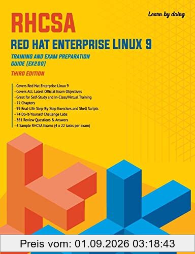 RHCSA Red Hat Enterprise Linux 9: Training and Exam Preparation Guide (EX200), Third Edition
