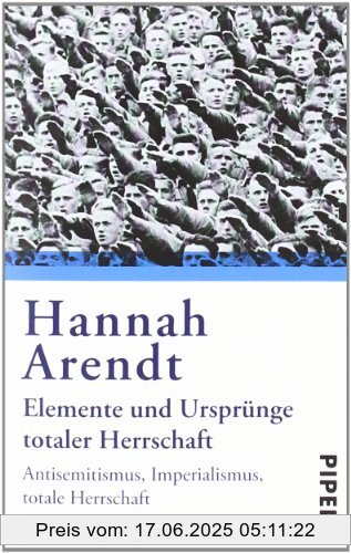 Binding : Taschenbuch, Edition : N.-A., Nachdr. 2005., Label : Piper Taschenbuch, Publisher : Piper Taschenbuch, medium : Taschenbuch, numberOfPages : 1024, publicationDate : 1991-12-01, authors : Hannah Arendt, languages : german, ISBN : 3492210325