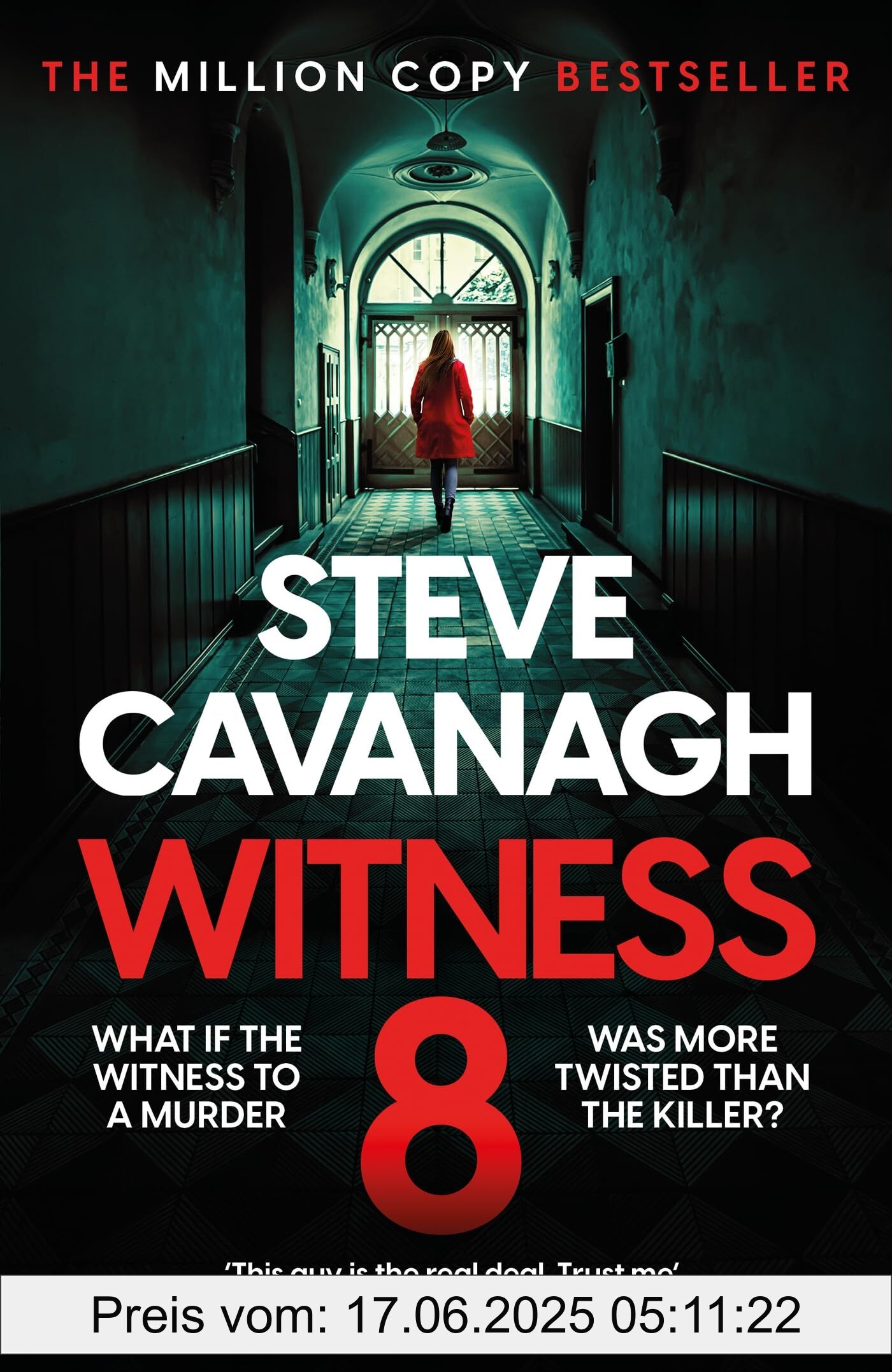Binding : hardcover, Label : Witness 8 : The new Eddie Flynn thriller from the Top Five Sunday Times bestseller, medium : hardcover, numberOfPages : 400, publicationDate : 2024-08-01, releaseDate : 2024-08-01, languages : english, ISBN : 1035408201
