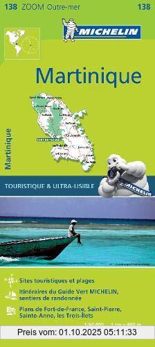 Martinique - Zoom Map 138 (Michelin Zoom Map, Band 138)