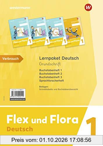 Flex und Flora - Ausgabe 2021: Lernpaket Deutsch 1 (Grundschrift) Verbrauchsmaterial