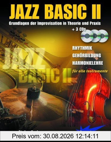 Jazz Basic Band 2 - Jazz Lehrbuch mit 3 CDs