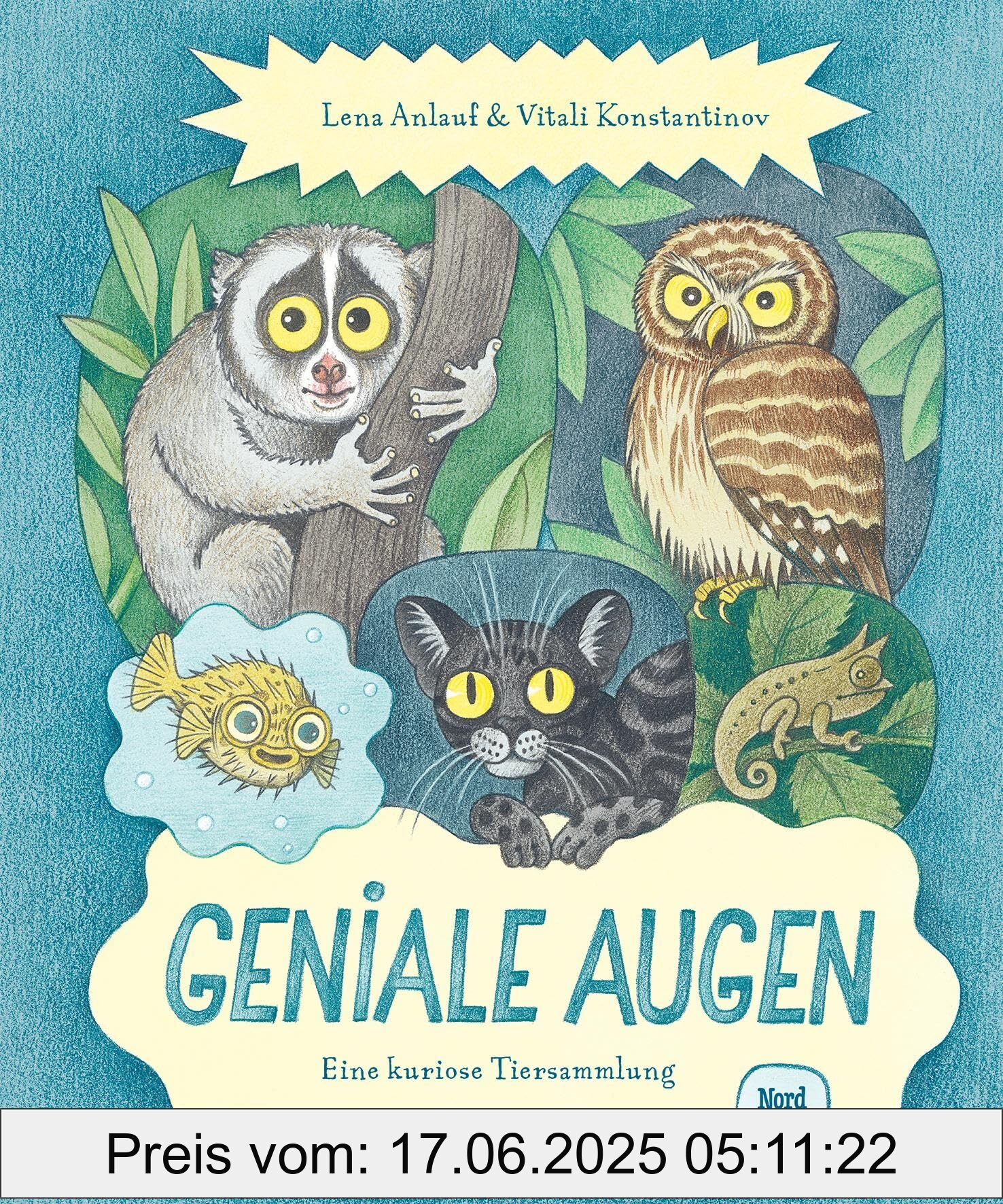 Binding : hardcover, Edition : 1., Label : Geniale Augen : Eine kuriose Tiersammlung (Geniale Tiere), Format : picture_book, medium : hardcover, numberOfPages : 64, publicationDate : 2025-03-12, releaseDate : 2025-03-12, languages : german, ISBN : 3314107145