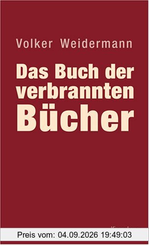 Das Buch der verbrannten Bücher