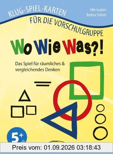 WoWieWas?!: Das Spiel für räumliches & vergleichendes Denken (Klug-Spiel-Karten)