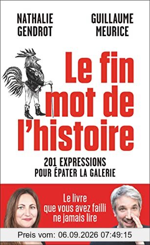 Le fin mot de l'histoire : 201 expressions pour épater la galerie