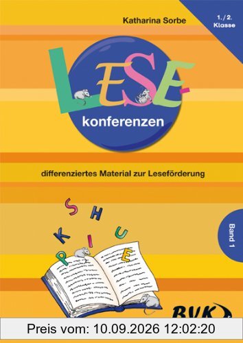 Lesekonferenzen: differenziertes Material zur Leseförderung.: differenziertes Material zur Leseförderung. 1.-2. Klasse