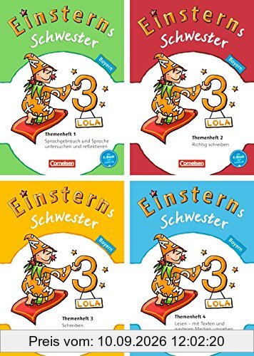 Einsterns Schwester - Sprache und Lesen - Bayern: 3. Jahrgangsstufe - 4 Themenhefte im Paket