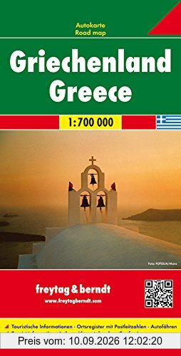 Freytag Berndt Autokarten, Griechenland - Maßstab 1:700.000 (freytag & berndt Auto + Freizeitkarten)
