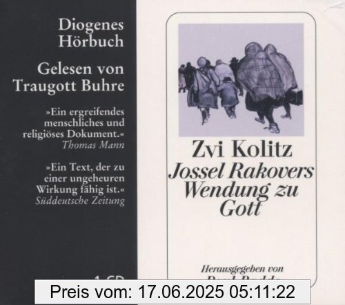 Binding : Audio CD, Edition : Ungekürzte Lesung., Label : Diogenes, Publisher : Diogenes, Format : Audiobook, medium : Audio CD, publicationDate : 2006-06-01, authors : Zvi Kolitz, translators : Paul Badde, narrators : Traugott Buhre, languages : german, ISBN : 3257800126