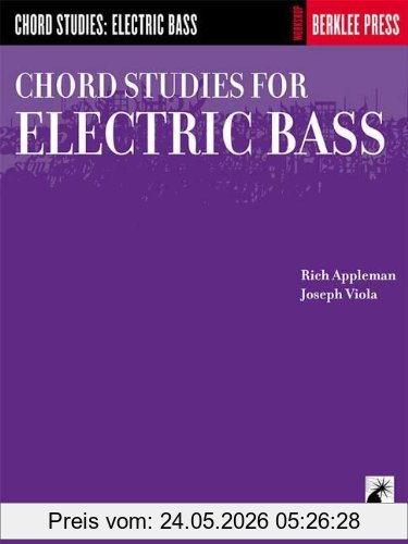 Rich Appleman Chord Studies For Electric Bass, Guitar Technique (Workshop (Berklee Press))