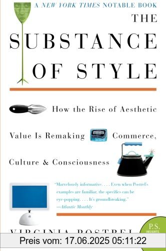 Binding : Taschenbuch, Edition : Reprint, Label : Harper Perennial, Publisher : Harper Perennial, NumberOfItems : 1, medium : Taschenbuch, numberOfPages : 272, publicationDate : 2004-09-07, releaseDate : 2004-09-07, authors : Virginia Postrel, languages : english, ISBN : 0060933852
