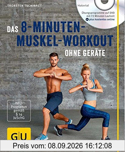 Das 8-Minuten-Muskel-Workout ohne Geräte (mit DVD) (GU Multimedia)