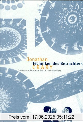 Binding : Gebundene Ausgabe, Label : Verlag der Kunst Dresden, Publisher : Verlag der Kunst Dresden, medium : Gebundene Ausgabe, numberOfPages : 200, publicationDate : 1996-01-01, authors : Jonathan Crary, languages : german, ISBN : 3364003599