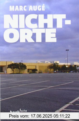 Binding : Taschenbuch, Edition : 3, Label : C.H.Beck, Publisher : C.H.Beck, medium : Taschenbuch, numberOfPages : 137, publicationDate : 2012-04-11, authors : Marc Augé, translators : Michael Bischoff, languages : german, ISBN : 3406605680