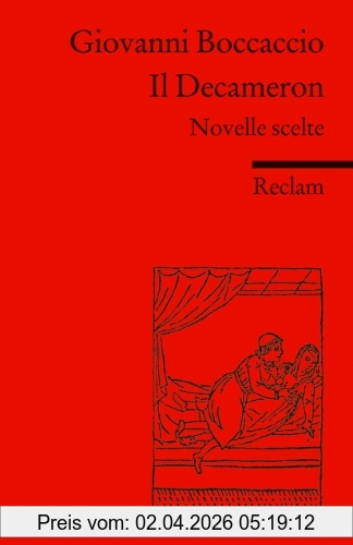 Giovanni Boccaccio Il Decameron, Novelle Scelte (Fremdsprachentexte)