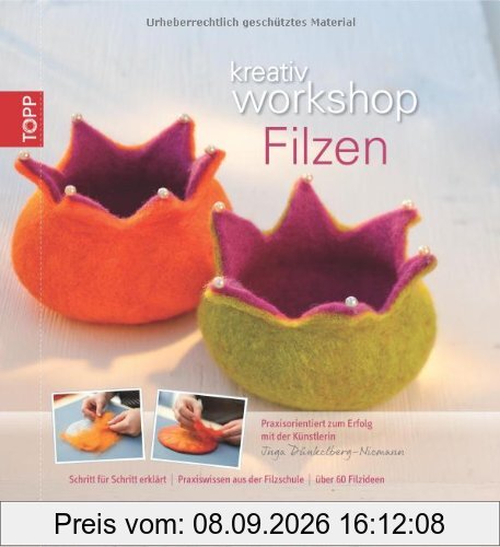 kreativ Workshop Filzen: Schritt für Schritt zum Erfolg mit der Filzkünstlerin Inga Niemann