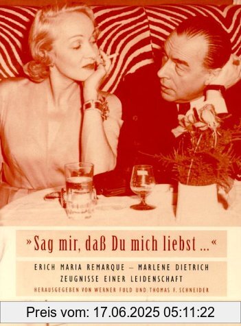 Binding : Taschenbuch, Edition : 1., Label : Kiepenheuer & Witsch, Publisher : Kiepenheuer & Witsch, Format : Illustriert, medium : Taschenbuch, numberOfPages : 224, publicationDate : 2001-08-01, authors : Remarque, Erich M. (Buch), Marlene Dietrich, publishers : Werner Fuld, Thomas F. Schneider, languages : german, ISBN : 3462030329