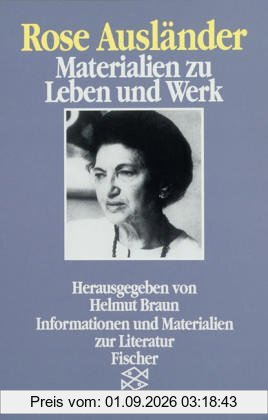 Rose Ausländer. Materialien zu Leben und Werk.