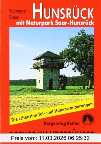 Heinrich Bauregger Hunsrück Mit Naturpark Saar-Hunsrück. 50 Touren. Mit Gps-Daten, Die Schönsten Tal- Und Höhenwanderungen