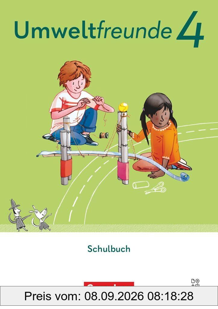 Umweltfreunde 4. Schuljahr - Mecklenburg-Vorpommern, Sachsen-Anhalt, Sachsen, Thüringen - Ausgabe 2023 - Schulbuch mit digitalen Medien