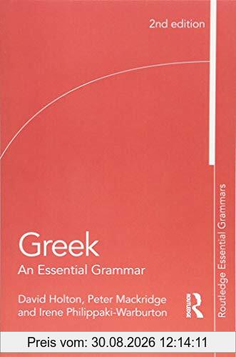 Greek: An Essential Grammar (Routledge Essential Grammars)