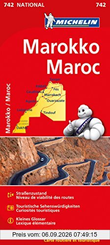 Marokko (Michelin Nationalkarte)