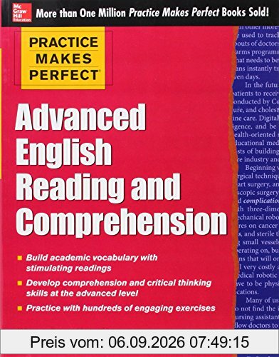 Practice Makes Perfect Advanced English Reading and Comprehension