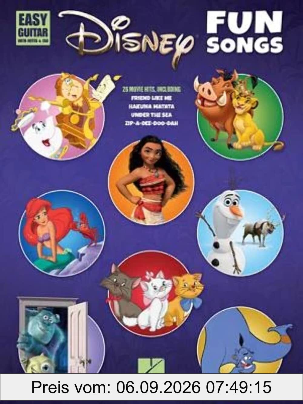 Disney Fun Songs. Gitarre Solo.