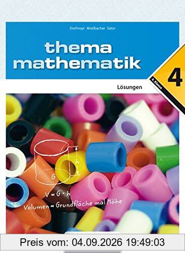 Thema Mathematik 4. Lösungen