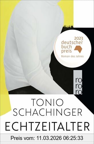 Tonio Schachinger Echtzeitalter, Roman | Deutscher Buchpreis 2023
