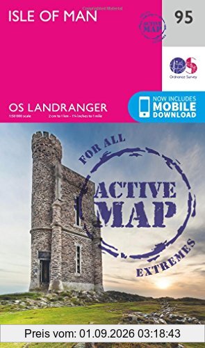 Isle of Man (OS Landranger Active Map)