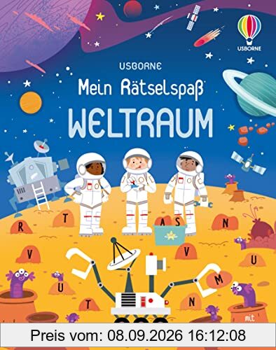 Mein Rätselspaß: Weltraum: mit heraustrennbaren Seiten (Usborne Mitmach-Blöcke)