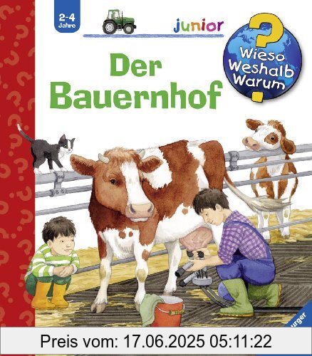Brand : Ravensburger, Binding : Gebundene Ausgabe, Label : Ravensburger Buchverlag, Publisher : Ravensburger Buchverlag, NumberOfItems : 1, PackageQuantity : 1, Feature : WWW junior Der Bauernhof, medium : Gebundene Ausgabe, numberOfPages : 16, publicationDate : 2004-01-01, authors : Katja Reider, languages : german, ISBN : 3473332909