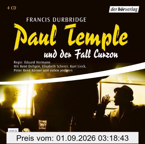 Paul Temple und der Fall Curzon. 4 CDs