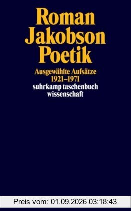 Poetik: Ausgewählte Aufsätze 1921-1971 (suhrkamp taschenbuch wissenschaft)