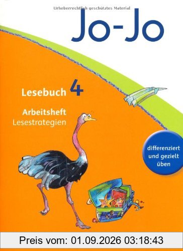 Jo-Jo Lesebuch - Allgemeine Ausgabe - Neubearbeitung: 4. Schuljahr - Arbeitsheft Lesestrategien