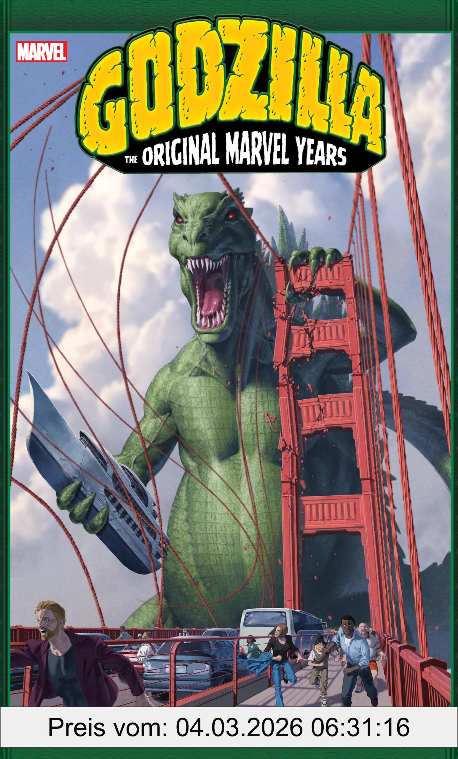 Doug Moench Godzilla, The Original Marvel Years Omnibus Junggeun Yoon Cover