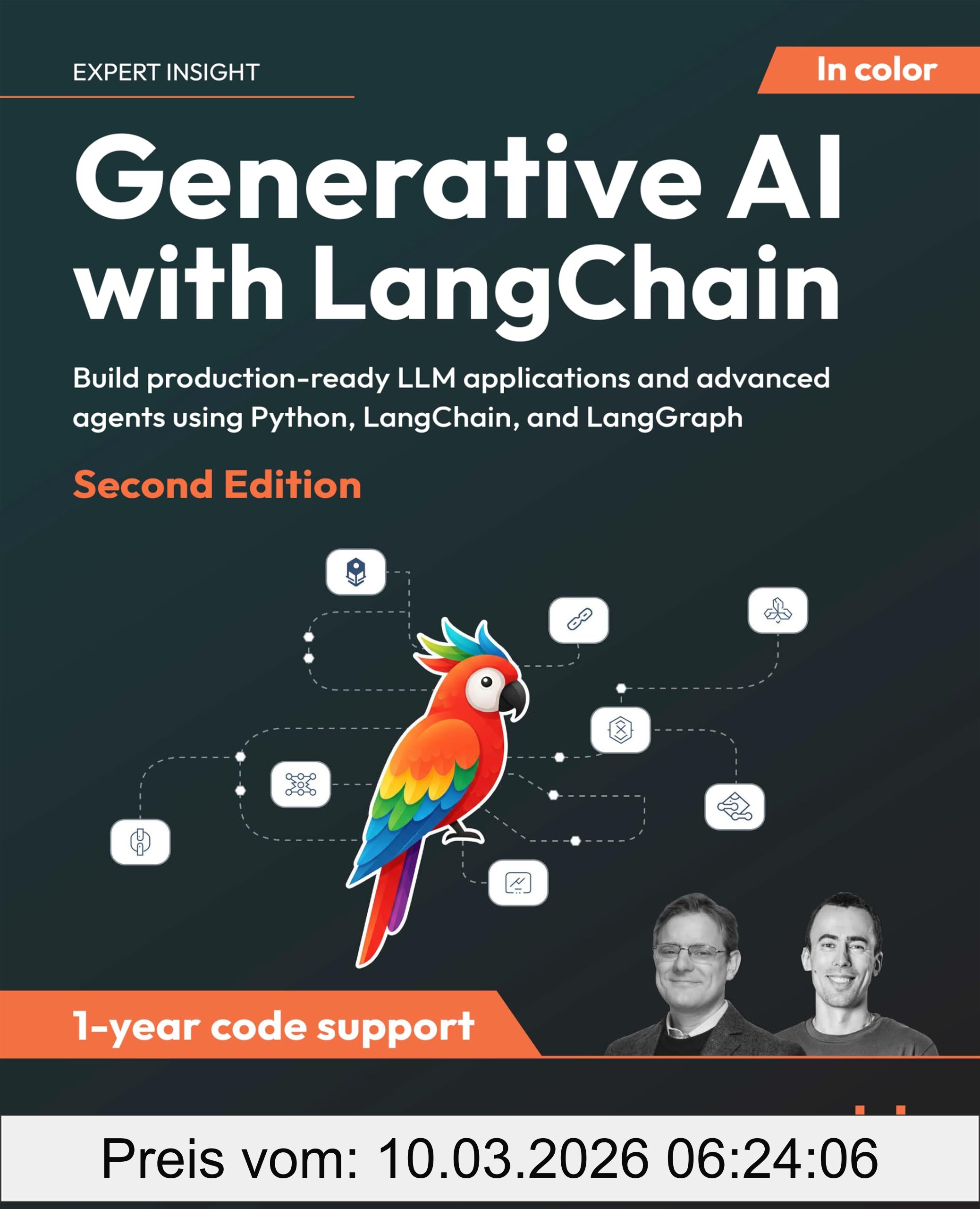 Ben Auffarth Generative Ai With LangChain, Build Production-ready Llm Applications And Advanced Agents Using Python, LangChain, And LangGraph