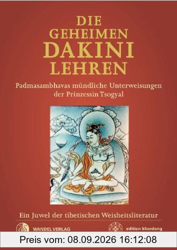 Die Geheimen Dakini-Lehren: Padmasambhavas mündliche Unterweisungen der Prinzessin Tsogyal. Ein Juwel der tibetischen Weisheitsliteratur.