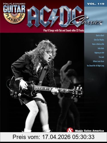 Various Guitar Play Along Volume 119 Ac/Dc Classics Guitar Book/Cd (Hal Leonard Guitar Play-Along)