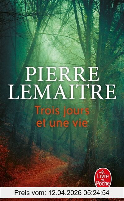 Le Livre de Poche Trois Jours Et Une Vie Buch Taschenbuch