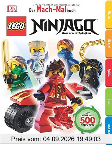 Das Mach-Malbuch. LEGO® Ninjago